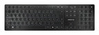 CHERRY KW 9100 SLIM keyboard Universal RF Wireless + Bluetooth QWERTY Portuguese Black, Grey