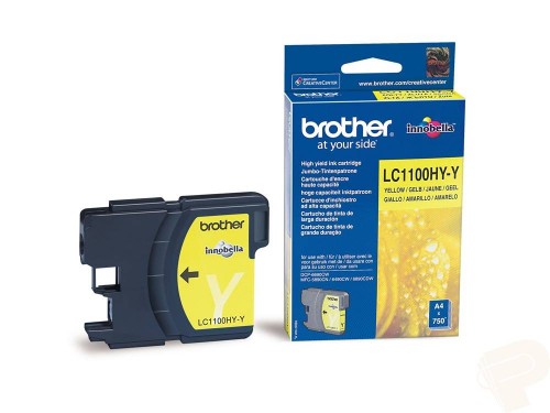 Brother LC-1100HYY Ink cartridge yellow high-capacity, 750 pages ISO/IEC 24711 10.1ml for Brother MFC 6490 C