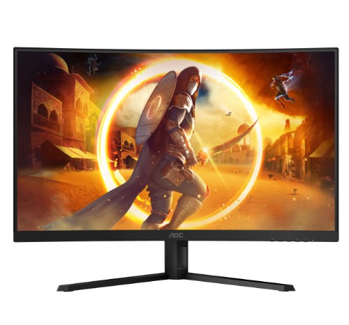 AOC G4 CQ32G4VE computer monitor 80 cm (31.5") 2560 x 1440 pixels Quad HD LCD Black, Grey