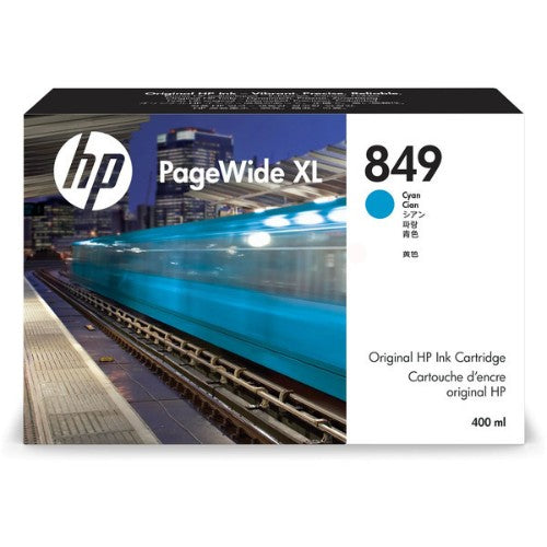 HP 1XB39A/849 Ink cartridge cyan 400ml for HP PageWide XL 3900