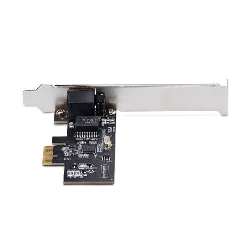 StarTech.com 1-Port 2.5Gbps NBASE-T PCIe Network Card, Intel® I225-V, Single-Port Computer Network Card, Ethernet MultiGigabit NIC, PCI Express Server LAN Card