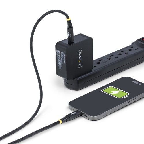 StarTech.com 3ft (1m) USB-C Charging Cable, Durable and Ultra-Flexible, 240W (5A) PD EPR, USB 2.0 Laptop Charger Cable, USB-IF Certified, Rugged USB-C Charging Cord