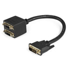 StarTech.com 1 ft DVI-D to 2x DVI-D Digital Video Splitter Cable - M/F
