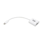 Tripp Lite U444-06N-HD8KW USB-C to HDMI Adapter (M/F) - 8K, HDR, 4:4:4, HDCP 2.3, White