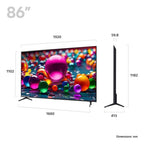 LG 86UA75006LA 2.18 m (86") 4K Ultra HD Smart TV Wi-Fi Black