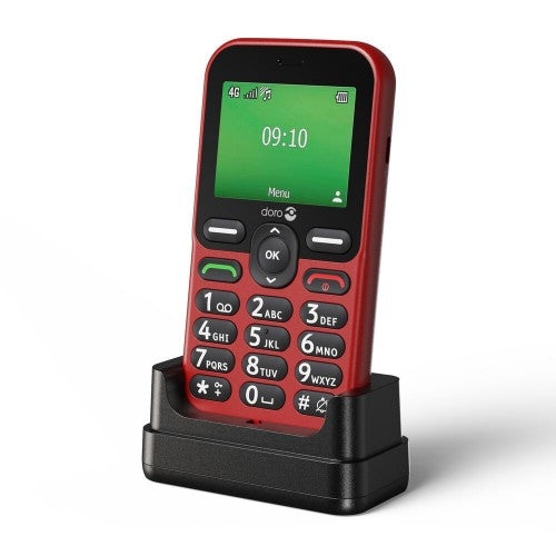 Doro Leva E10 6.1 cm (2.4") 118.9 g Red Senior phone