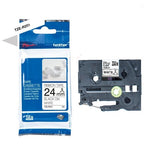 Brother TZE-R251 DirectLabel black on white textil 24mm x 4m for Brother P-Touch TZ 3.5-24mm/HSE/36mm/6-24mm/6-36mm