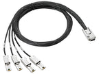HPE StoreEver Mini-SAS High Density to 4-lane Mini-SAS External Fanout 4m Cable