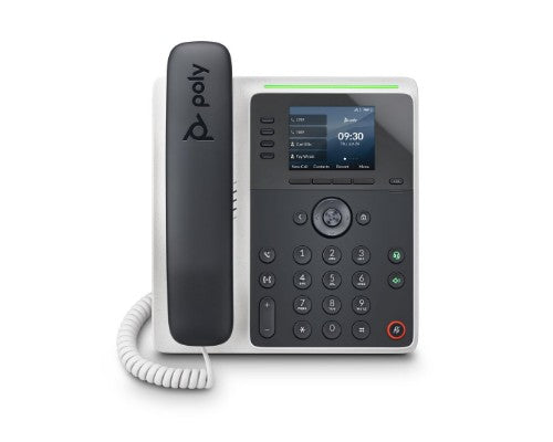 HP Poly Edge E220 IP Phone and PoE-enabled