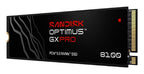 SanDisk Optimus GX PRO 8100 2 TB M.2 PCI Express 5.0 NVMe TLC 3D NAND