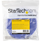 StarTech.com 25ft (7.6m) Hook and Loop Roll, Blue, Cut-to-Size Reusable Cable Ties, Bulk Industrial Wire Fastener Tape, Adjustable Fabric Wraps, Reusable Self Gripping Cable Management Straps