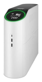APC Back-UPS Pro, 2200VA/1320W, Tower, 230V, 4x Schuko and 2x IEC C13 outlets, RGB Lights, Pure Sine Wave, Arctic (White)