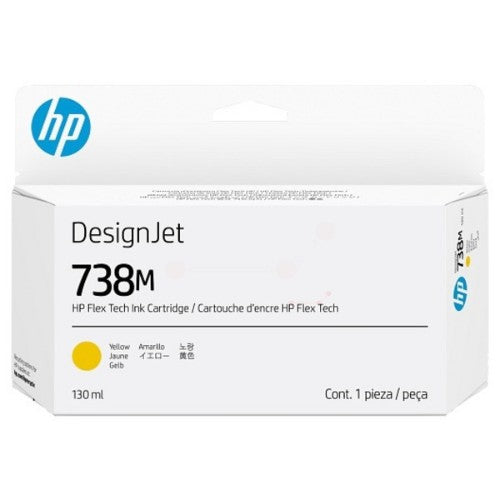 HP A24VPA/738M Ink cartridge yellow 130ml for HP DesignJet T 950/XT 950