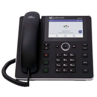 AudioCodes C450HD IP-Phone PoE GbE black with integrated BT and Dual Band Wi-Fi