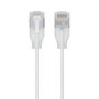Ubiquiti UACC-Cable-Patch-EL-C6A-1M-W networking cable Translucent, White Cat6a