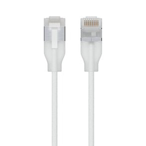 Ubiquiti UACC-Cable-Patch-EL-C6A-1M-W networking cable Translucent, White Cat6a