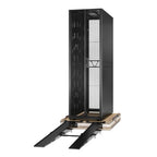 APC NetShelter SX Advanced Rack, High Strength, 52U, 2436H x 750W x 1470D mm, with Shock Package, Black