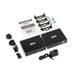 Tripp Lite B127F-1A1-MM-HH HDMI over Fiber Extender Kit, Transmitter/Receiver, 4K 60 Hz, 4:4:4, RS-232, IR, Multimode LC, 985 ft. (300 m), TAA