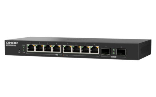 QNAP QSW-L2110-2S8T network switch Managed Desktop Black