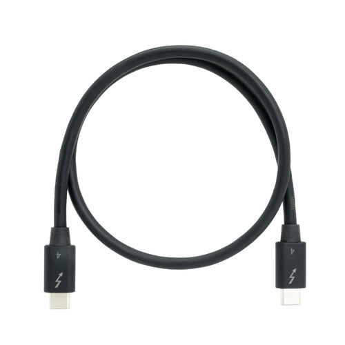 QNAP CAB-TBT4-0M5 Thunderbolt cable 0.5 m 40 Gbit/s Black