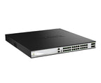 D-Link 28-Port 10G Multi-Gigabit Layer 3 Stackable PoE++ Managed Switch with 25G Uplinks