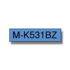 Brother MK-531BZ DirectLabel black on blue 9mm x 8m for Brother P-Touch M 9-12mm