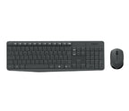 Logitech MK235 keyboard Mouse included Universal RF Wireless Greek Grey