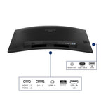 Philips 34B2N3500C/00 computer monitor 86.4 cm (34") 3440 x 1440 pixels Wide Quad HD LCD Black