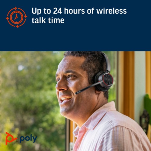 HP Poly Voyager 4310 Microsoft Teams Certified USB-A Headset +BT700 dongle