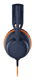 V7 Safe Sound 2 Education Headset - Stereo - Mini-phone (3.5mm) - USB-A - USB-C - Wired - On-ear - Binaural - Circumaural - 1.8 m /6 ft Cable - Inline Controller - Configurable Acoustic Output - Noise Cancelling - Bi-directional Microphone - Adjustable Pa