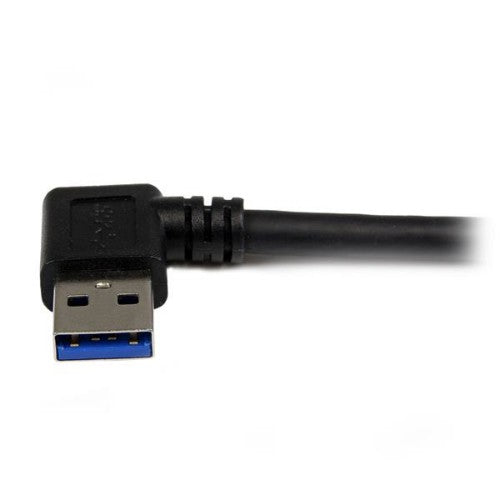 StarTech.com 1m Black SuperSpeed USB 3.0 (5Gbps) Cable - Right Angle A to B - M/M