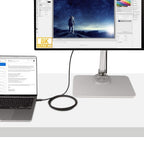 StarTech.com 6ft (2m) Active Thunderbolt 4 Cable, 40Gbps, 100W Power Delivery, 4K/8K Video, Intel-Certified Thunderbolt Cable - Compatible w/ USB4/Thunderbolt 4/ USB 3.2/ USB Type-C/DisplayPort/Thunderbolt 3