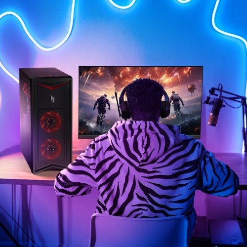 Acer NITRO 70 N70-130 Ryzen 7 RTX4070 SUPER 16GB 1TB Gaming Desktop Computer