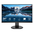 Philips B Line 243B9/00 computer monitor 60.5 cm (23.8") 1920 x 1080 pixels Full HD LED Black