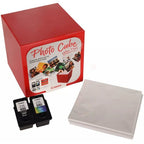 Canon 3713C014/PG-560+CL-561 Printhead cartridge multi pack black + color Cube white green +PP201 40 sheet 13x13cm 7,5ml + 8,3ml Pack=2 for Canon Pixma TS 5350