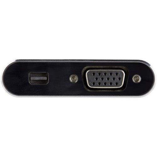 StarTech.com USB C Multiport Video Adapter - USB-C to 4K 60Hz Mini DisplayPort 1.2 or 1080p VGA Monitor Adapter - USB Type-C 2-in-1 MDP HBR2 HDR/VGA Display Converter - TB3 Compatible