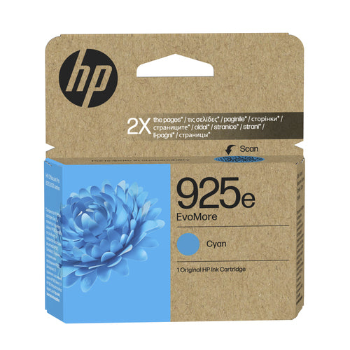 HP 4K0W0PE/925E Ink cartridge cyan EvoMore, 800 pages ISO/IEC 19752 for HP OJ Pro 8120/e