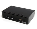 StarTech.com 2 Port DVI USB KVM Switch with Audio and USB 2.0 Hub - TAA