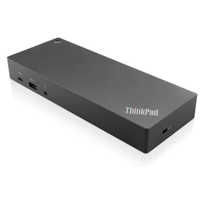 Lenovo 40AF0135UK laptop dock/port replicator Wired USB 3.2 Gen 1 (3.1 Gen 1) Type-C Black