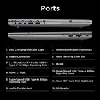 HP ZBook Power G11 Intel Core Ultra 9 185H Mobile workstation 40.6 cm (16") WQXGA 32 GB DDR5-SDRAM 1 TB SSD NVIDIA RTX 2000 Ada Wi-Fi 6E (802.11ax) Windows 11 Pro AI Workstation, AI PC Silver