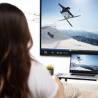 j5create ScreenCast HDMI Wireless Display Adapter Receiver - Mirrors Phone, Tablet, Laptop to HDTV - Compatible with MiraCast, AirPlay, Android, Windows 10 PC, iOS, iPhone, Tablet (JVAW56)