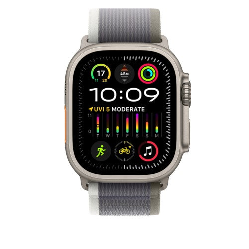 Apple 49mm Green/Grey Trail Loop - S/M