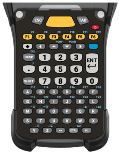 Zebra KYPD-MC9358ANR-10 mobile device keyboard Black, Grey Alphanumeric English