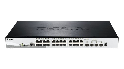 D-Link 28-Port Gigabit Stackable POE Smart Managed Switch including 4 x 10G SFP+