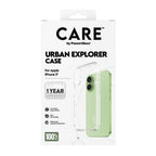 PanzerGlass CARE by ® Flagship Case Transparent Urban Explorer w. Clear Frame iPhone 17