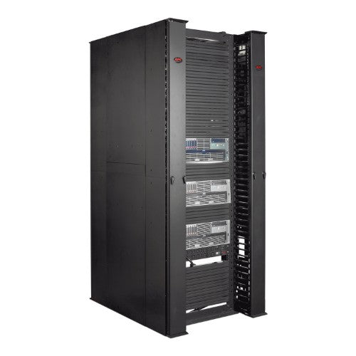 APC Performance,Vertical Cable Manager for 2 & 4 Post Racks, 84"H x 6"W, Double-Sided with Doors