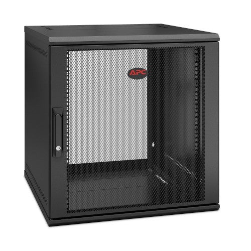 APC NetShelter WX AR112SH6 - 12U, 19 inch patch cabinet, Wall mount, Pre-assembled, 600MM deep
