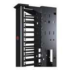 APC Performance, Vertical Cable Manager for 2 & 4 Post Racks, 84"H x 12"W, Single-Sided with Door