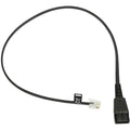 Jabra QD cord, straight, mod plug
