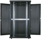 Intellinet 19" Server Cabinet - Free Standing, 42U, 800x1000mm (width x depth), Black, Flatpack, Max 1500kg, Multi-Point Door Lock, One Lock Per Side Panel, Usable Depth 123 to 773mm, IP20 rated, Rack, Steel